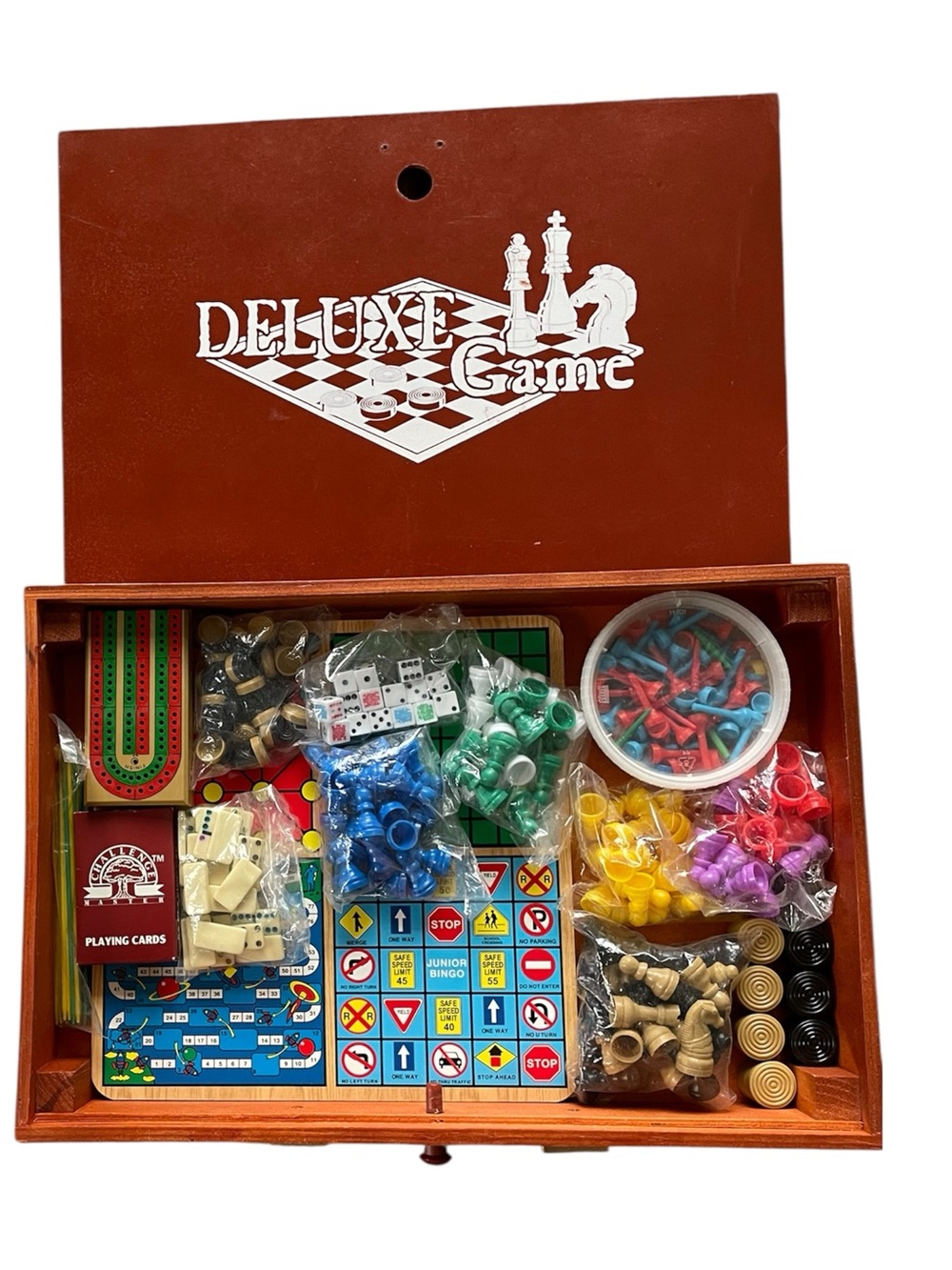 Vintage Challenge Master Deluxe Board Game Travel Set - Up 50 Games